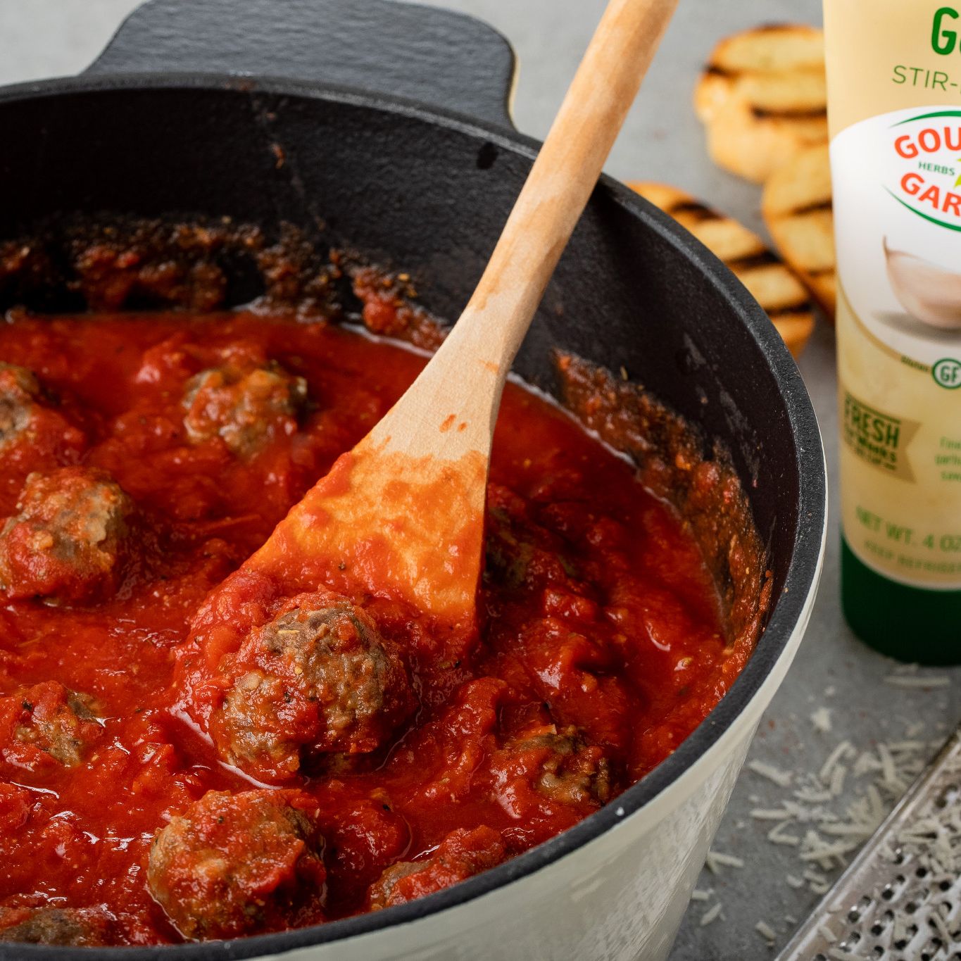 Italian Herb Meatballs with Pomodoro Sauce Gourmet Garden